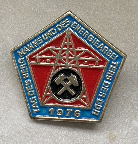 Abzeichen tag des bergmanns - abzeichen,