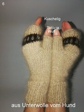 Pulswärmer Daumenloch Armstulpen Handstulpen Handschuhe Stulpen gestrickt _6/3