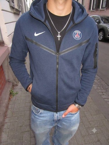 Nike psg tech fleece jacke - nike, |