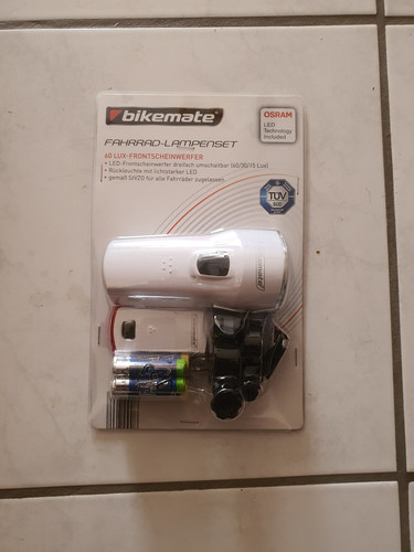 Bikemate fahrrad lampenset von - fahrrad,