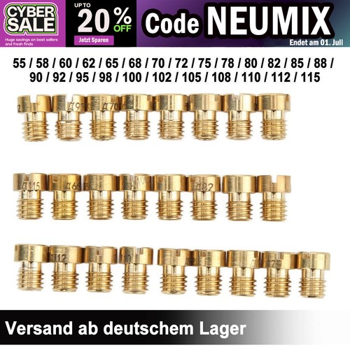 25x hauptdüse 115 für - 55-115, m6