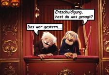 Blechschild 20x30 muppet - blechschild,,