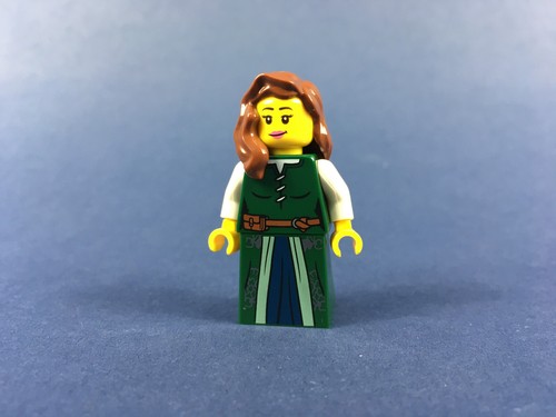 Lego magd bäuerin grün - magd,