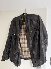 Belstaff Jacke – Herren – Wachsjacke, Schwarz – Gr.  XL