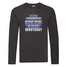 Löse Probleme: Steuerberater | Steuern Long Sleeve Schwarz