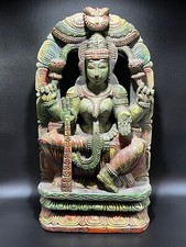 Holzrelief Indisch Göttin