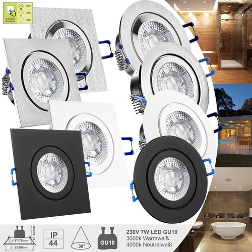 Led bad einbaustrahler spot - bad,