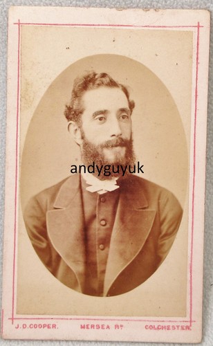 Cdv mann namens rev davidson - namens,