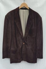 Sakko Herren, Marke: BOSS, Wildleder/Veloursleder*, Größe 94 (geschätzt)