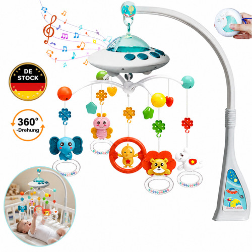 Babybett mobile mit licht - mobile,