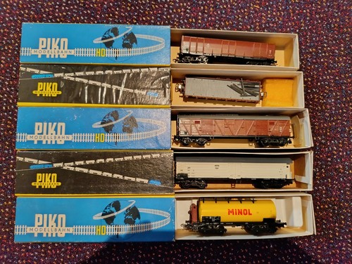 Piko h0 güterwagen - 5, x