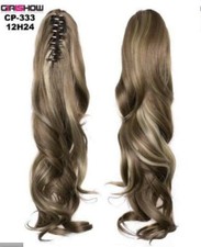 Haarverlängerung Zopf Pferdeschwanz Haarteil Haarverdichtung Butterfly Klammer 