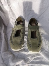 Mephisto Allrounder Damenschuhe, Größe 6, Olive, Wildleder