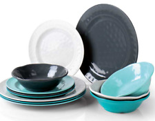 Camp4Melamin Geschirr-Set CHALET, 11 teilig, für 4 Personen   B WARE Wohnwagen