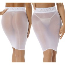  Damen Transparent Minirock