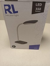 Reality Leuchten Schreibtischleuchte Boa R52431187 – Kunststoff titanfarbig, Ink