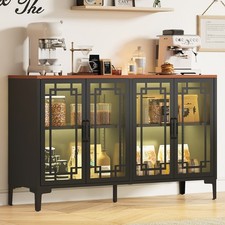 Door metal sideboard storage - 4-door,