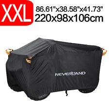 XXL ATV Quad Abdeckplane Wasserdicht Abdeckung Schutz Cover Quadgarage Schwarz