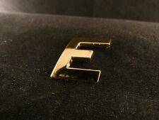 24 Karat Gold Buchstabe "E" Styling Aufkleber Auto Tuning Extravagant kursiv