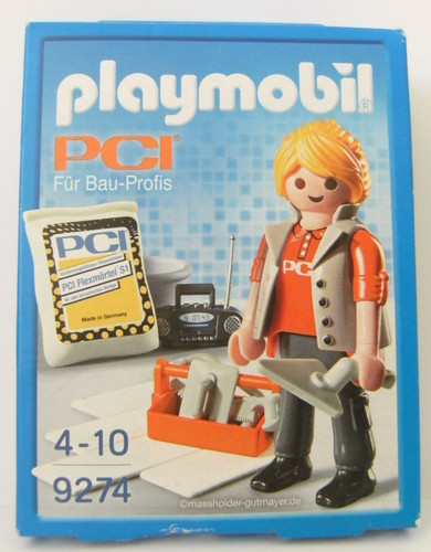 Playmobil pci fliesenlegerin - pci,