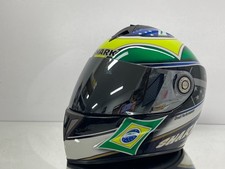 SHARK RSI HELMET ALEX BARROS BRAZIL MOTORGP 2007 OFFICIAL REPLICA -M 1:1- GOOD