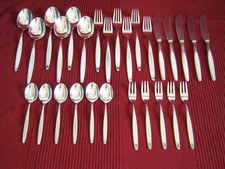 WMF Rom Besteck 90er versilbert 6 Personen (2 Teile fehlen) s. Bilder !