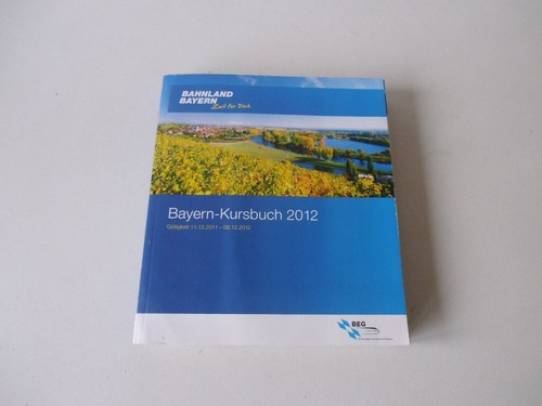 Bayern kursbuch - db, bayern-kursbuch