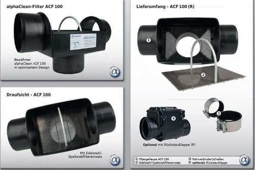 Regenwasserfilter alphaclean - regenwasserfilter,