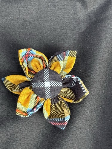 Cornish tartan blume brosche - cornish,