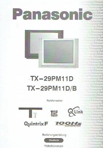Panasonic fernseher 29pm11d - panasonic,