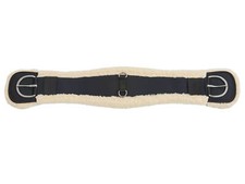 SALE Busse Wildhorn Sattelgurt Fell Western Bauchgurt anatomisch schwarz