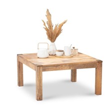Couchtisch 80x80cm Massivholz