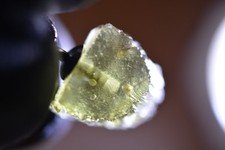 4ct 10x10x5 Moldavite Tektit Kette Jakule Czech Republic Gem Crazy Alien Stone