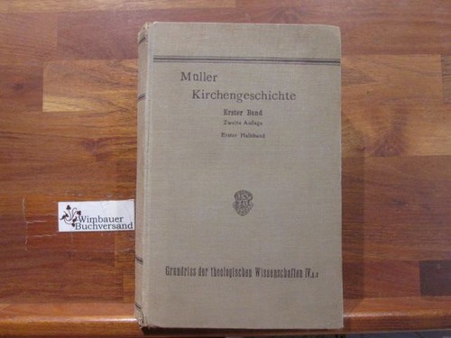 Kirchengeschichte erster - kirchengeschichte;,