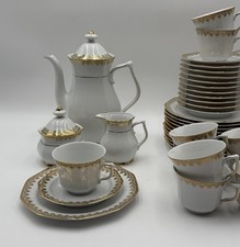 umfangreiches Winterling Porzellan Kaffeeservice Tassen Teller Kanne