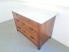 Kommode ANTIK Nussbaum Jugendstil Art Deco Anrichte Kunst X6