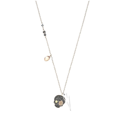 Neu swarovski duo necklace - *,