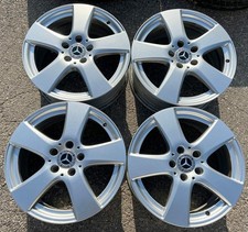 4 ORIGINAL 17" ALUFELGEN FELGEN MERCEDES C-KLASSE W205 205 A2054015500 FREIHAUS