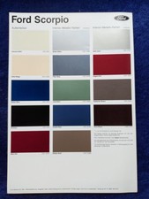 Ford Scorpio Farbkarte