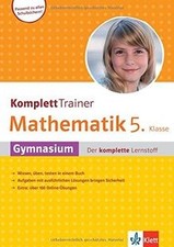 Klett Komplett Trainer Mathematik Gymnasium Klasse 5: Gy... | Buch | Zustand gut