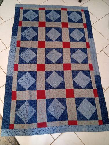 Patchwork quiltdecke - patchwork-,,