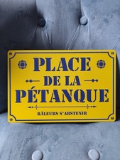 Blechschild Place de la