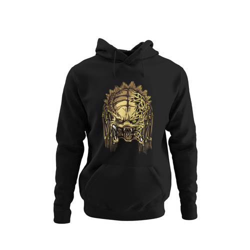 Alien predator face monster - alien,
