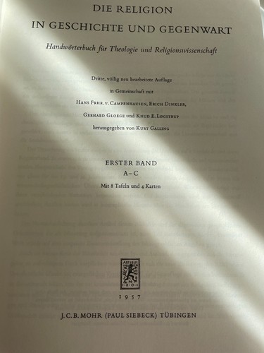 Die religion geschichte und - religion, in