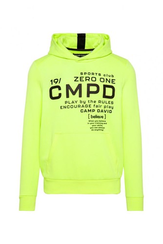Camp david hoodie mit rubber - camp,