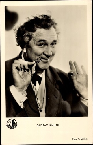Schauspieler gustav knuth - schauspieler,
