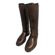 Derbe lederstiefel braun - lederstiefel,