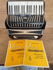 Ernst Louis Arnold Carlsfeld  Erzgebirge Akkordeon ELA Ziehharmonika 80 Bässe