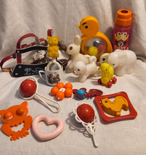 16 Teile Kleinkind DDR Spielzeug,Tasse,Sicherungsgurt Puppen,Flasche