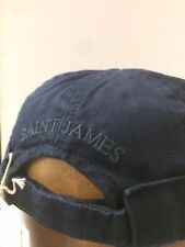 Saint James Navy Canvas Dockers Skull Cap. Miki Canevas in Marine. Größenanpassung